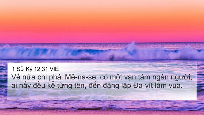 1 Sử Ký 12:31 VIE Bible Verse Image