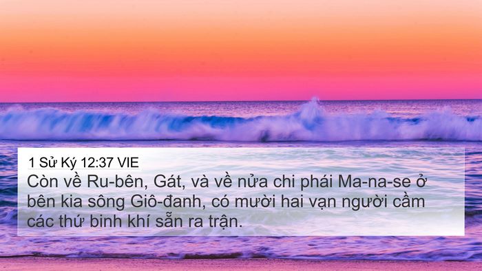 1 Sử Ký 12:37 VIE Bible Verse Image