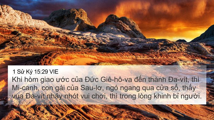1 Sử Ký 15:29 VIE Bible Verse Image