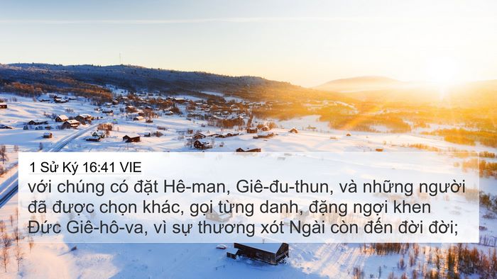 1 Sử Ký 16:41 VIE Bible Verse Image