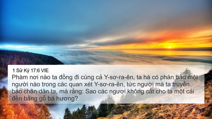 1 Sử Ký 17:6 VIE Bible Verse Image