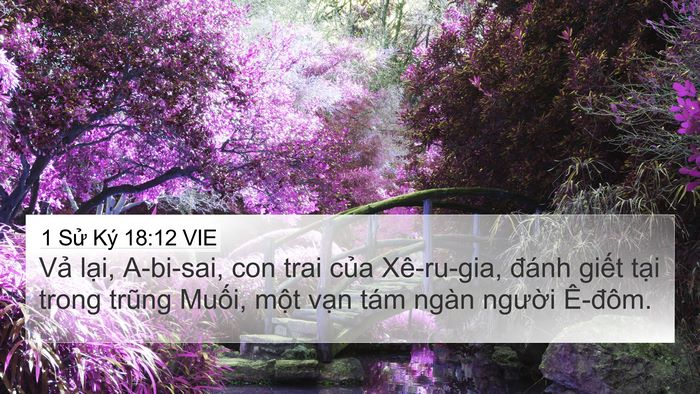 1 Sử Ký 18:12 VIE Bible Verse Image