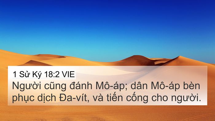 1 Sử Ký 18:2 VIE Bible Verse Image
