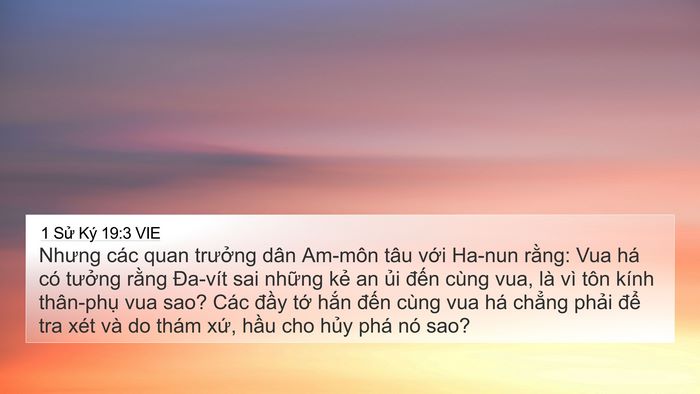 1 Sử Ký 19:3 VIE 4K Wallpaper - Nhưng các quan trưởng dân Am-môn tâu - 4K Wallpaper Bible Verse