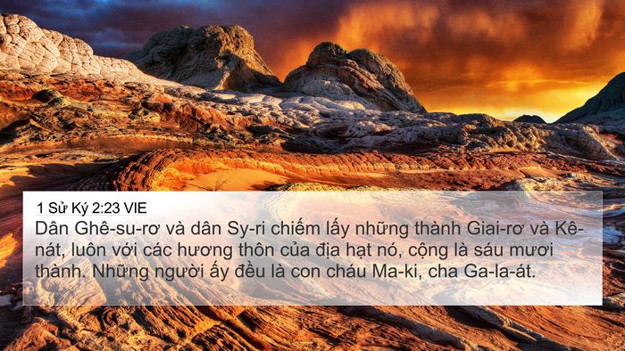 1 Sử Ký 2:23 VIE Bible Verse Image