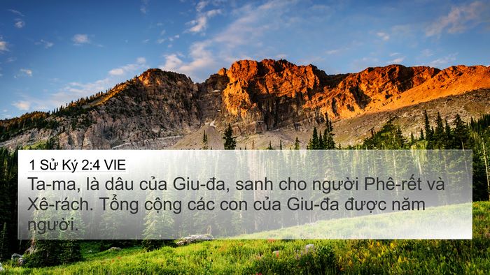 1 Sử Ký 2:4 VIE Bible Verse Image