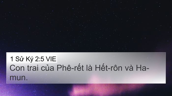 1 Sử Ký 2:5 VIE Bible Verse Image