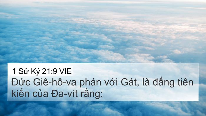 1 Sử Ký 21:9 VIE Bible Verse Image