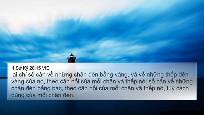 1 Sử Ký 28:15 VIE Bible Verse Image