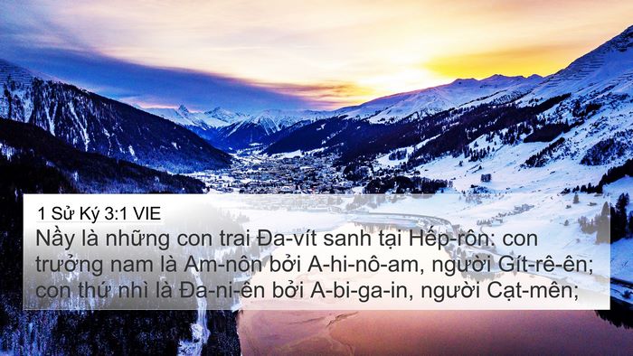 1 Sử Ký 3:1 VIE Bible Verse Image