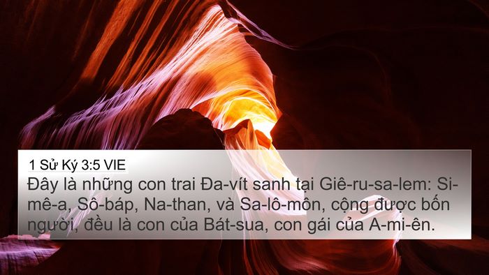 1 Sử Ký 3:5 VIE Bible Verse Image