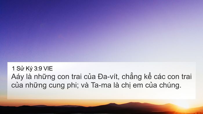 1 Sử Ký 3:9 VIE Bible Verse Image