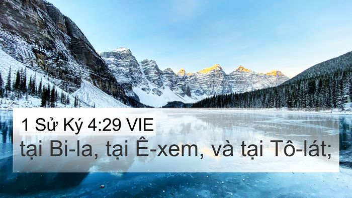 1 Sử Ký 4:29 VIE Bible Verse Image