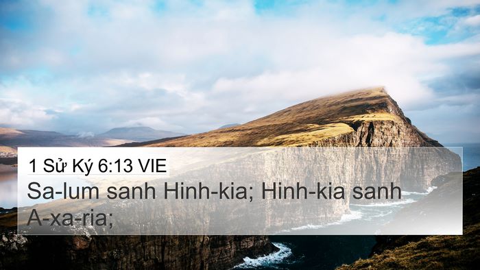 1 Sử Ký 6:13 VIE Bible Verse Image