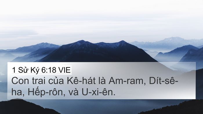 1 Sử Ký 6:18 VIE Bible Verse Image