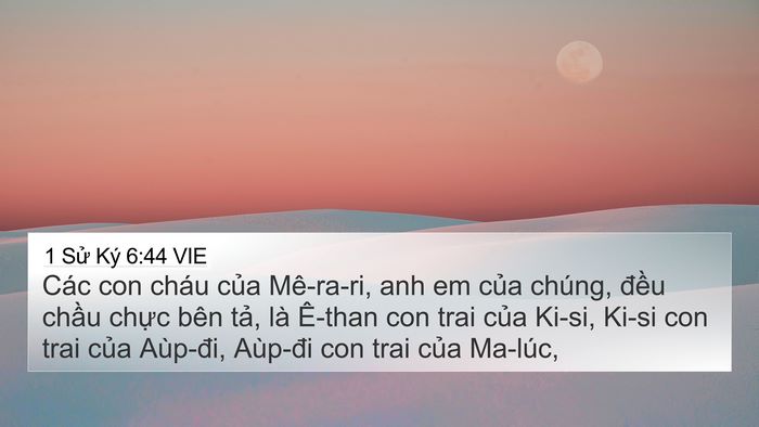 1 Sử Ký 6:44 VIE Bible Verse Image