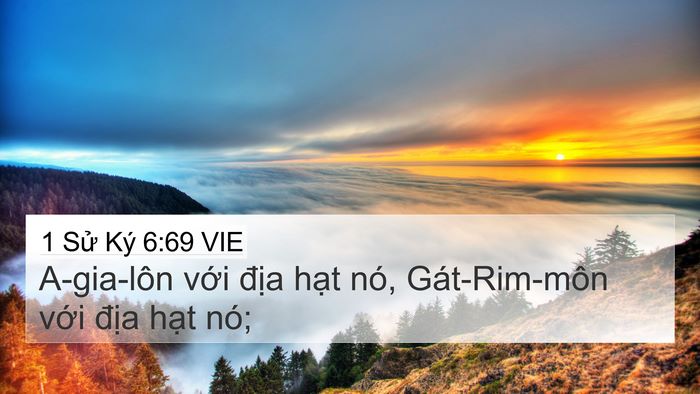 1 Sử Ký 6:69 VIE Bible Verse Image