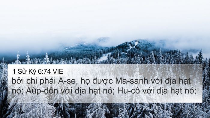 1 Sử Ký 6:74 VIE Bible Verse Image