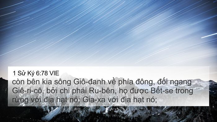 1 Sử Ký 6:78 VIE Bible Verse Image