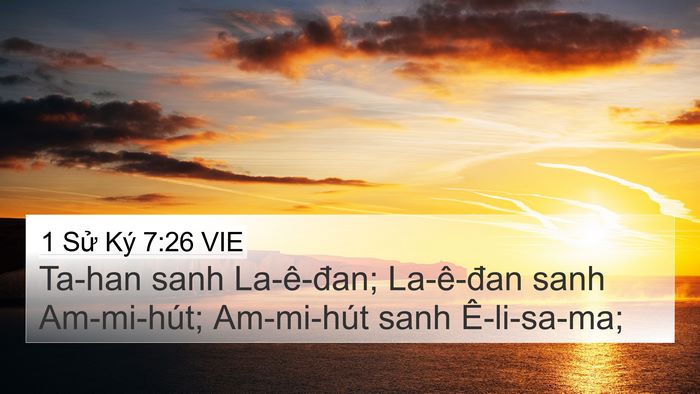 1 Sử Ký 7:26 VIE Bible Verse Image
