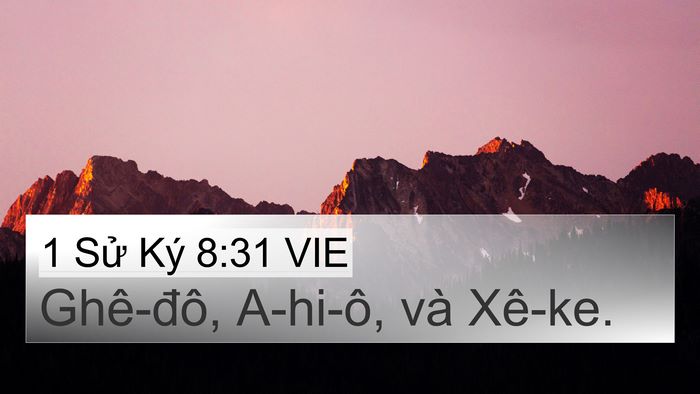 1 Sử Ký 8:31 VIE Bible Verse Image
