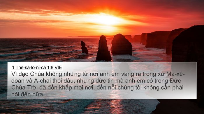 1 Thê-sa-lô-ni-ca 1:8 VIE Bible Verse Image