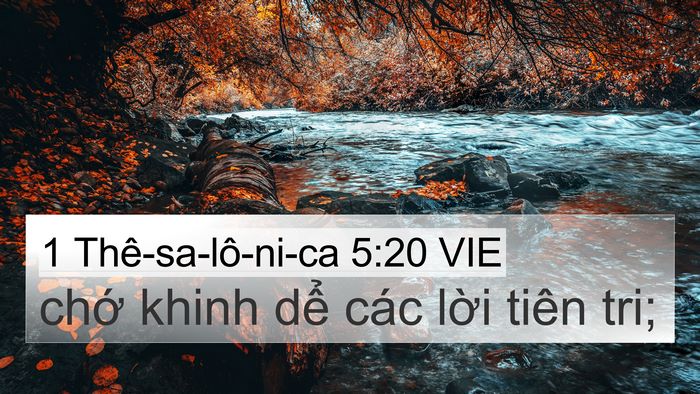 1 Thê-sa-lô-ni-ca 5:20 VIE Bible Verse Image