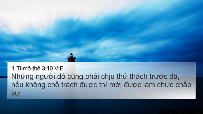 1 Ti-mô-thê 3:10 VIE Bible Verse Image