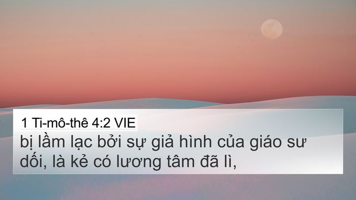 1 Ti-mô-thê 4:2 VIE Bible Verse Image