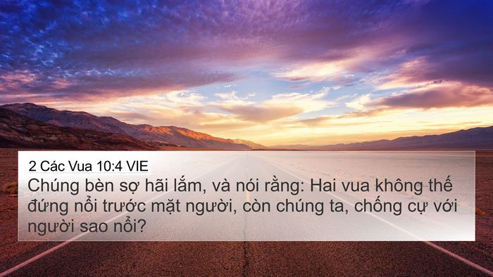2 Các Vua 10:4 VIE Bible Verse Image