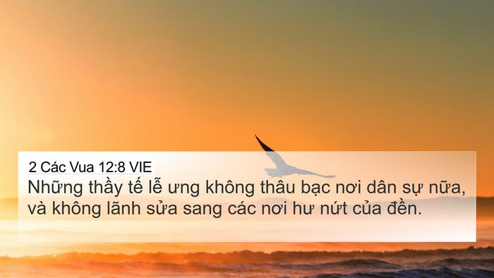 2 Các Vua 12:8 VIE Bible Verse Image