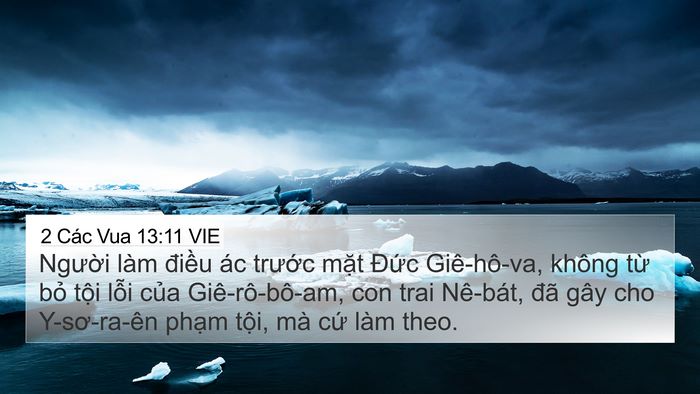 2 Các Vua 13:11 VIE Bible Verse Image