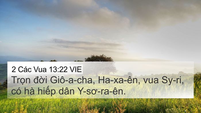 2 Các Vua 13:22 VIE Bible Verse Image
