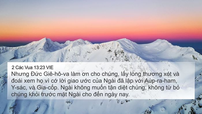 2 Các Vua 13:23 VIE Bible Verse Image