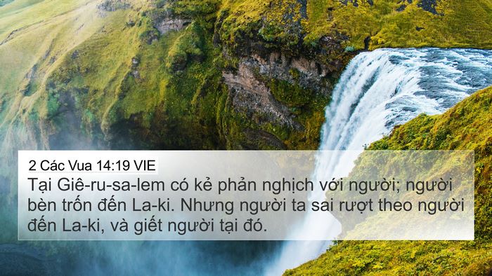 2 Các Vua 14:19 VIE Bible Verse Image