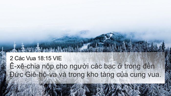 2 Các Vua 18:15 VIE Bible Verse Image