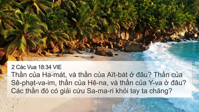 2 Các Vua 18:34 VIE Bible Verse Image