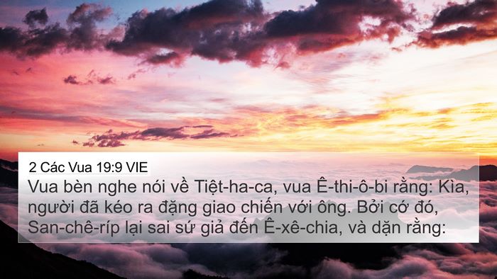 2 Các Vua 19:9 VIE Bible Verse Image
