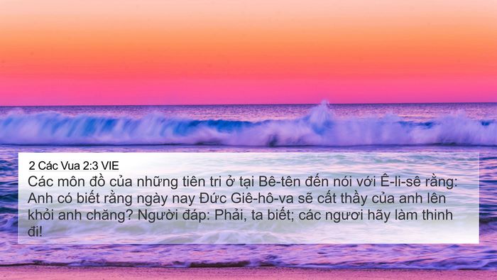 2 Các Vua 2:3 VIE Bible Verse Image