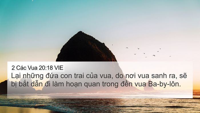 2 Các Vua 20:18 VIE Bible Verse Image