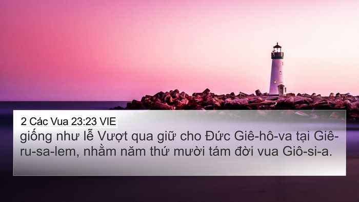 2 Các Vua 23:23 VIE Bible Verse Image