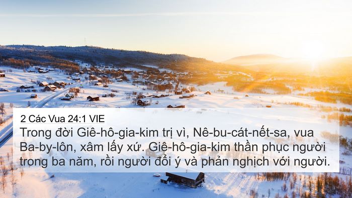 2 Các Vua 24:1 VIE Bible Verse Image