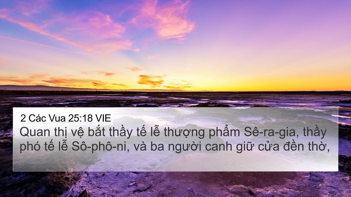 2 Các Vua 25:18 VIE Bible Verse Image