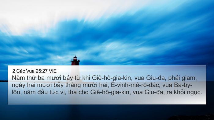 2 Các Vua 25:27 VIE Bible Verse Image