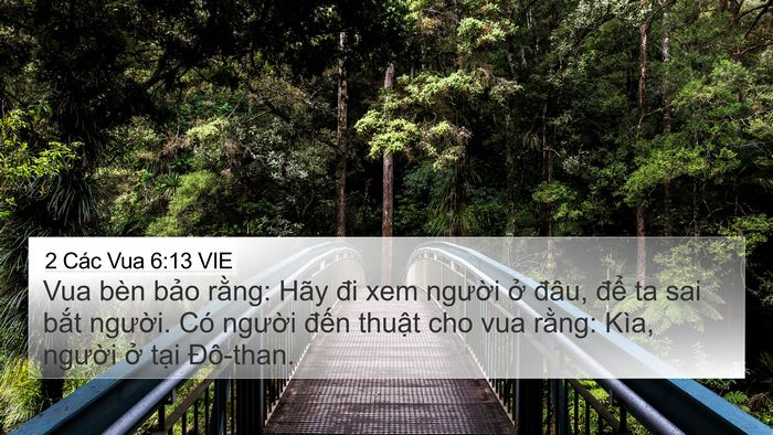2 Các Vua 6:13 VIE Bible Verse Image