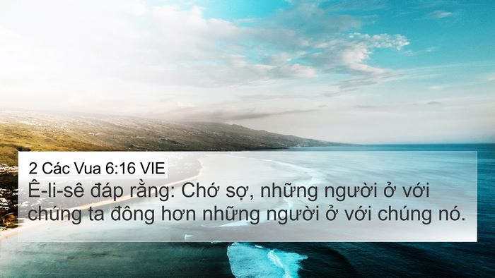 2 Các Vua 6:16 VIE Bible Verse Image