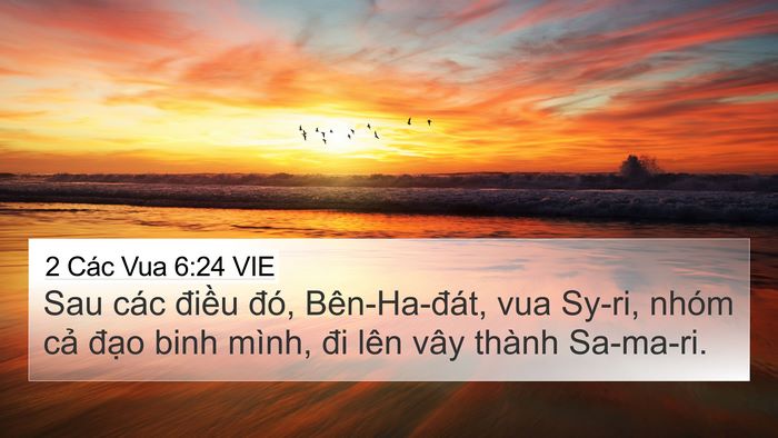 2 Các Vua 6:24 VIE Bible Verse Image