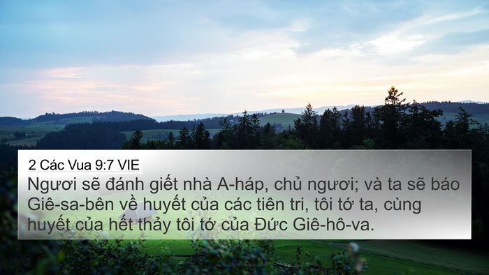 2 Các Vua 9:7 VIE Bible Verse Image