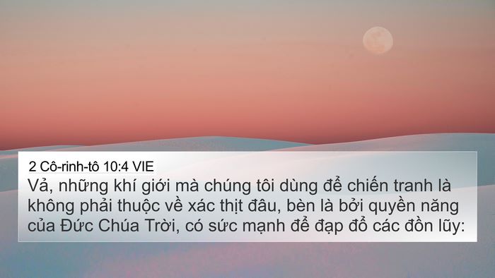 2 Cô-rinh-tô 10:4 VIE Bible Verse Image