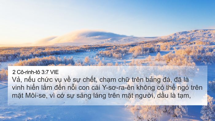 2 Cô-rinh-tô 3:7 VIE Bible Verse Image